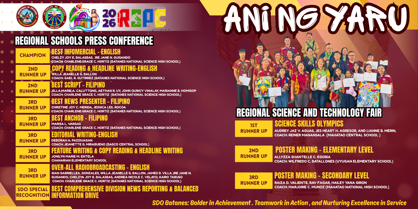 2026 RSPC & RSTF